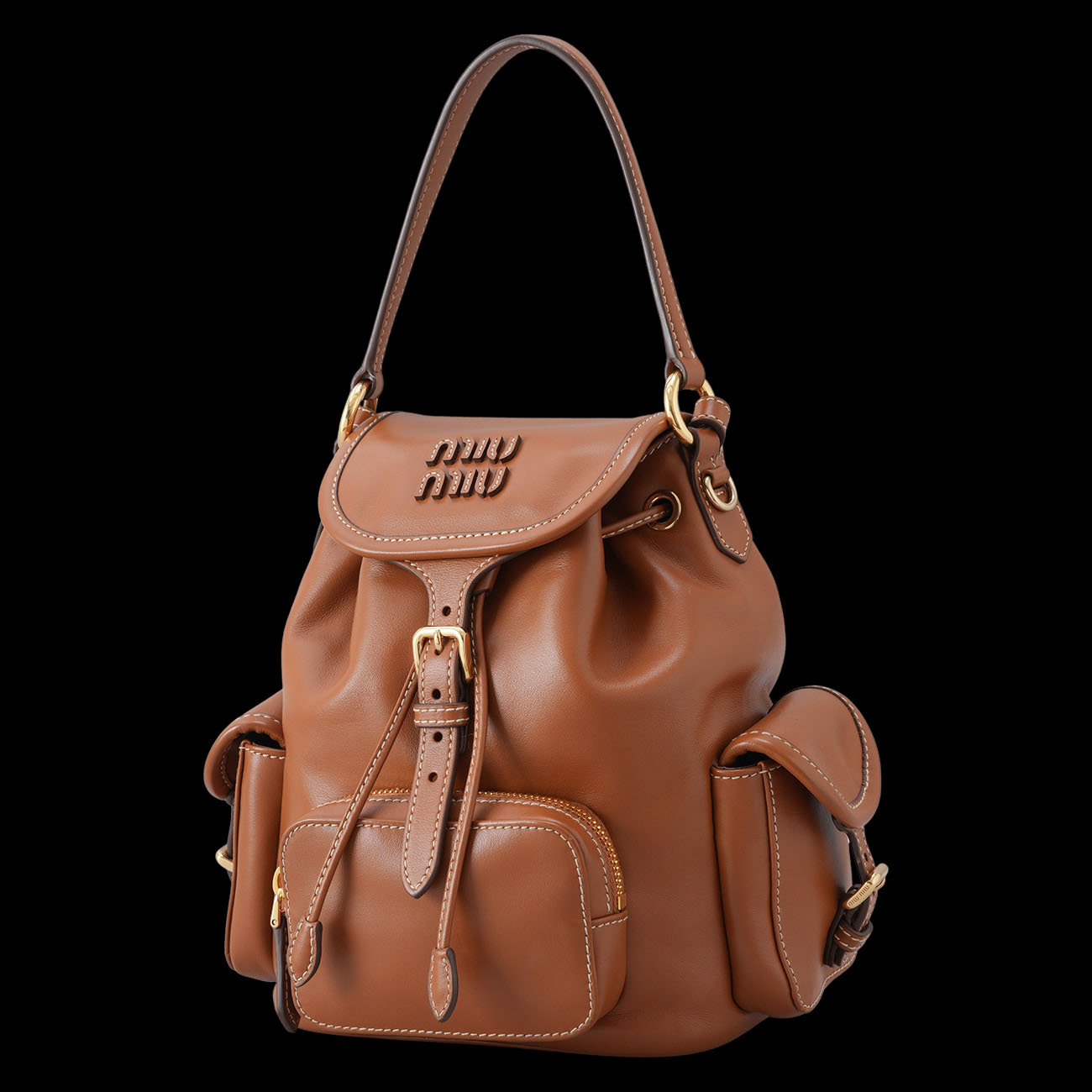 MIU MIU(USED)미우미우 5BZ043 가죽 백팩